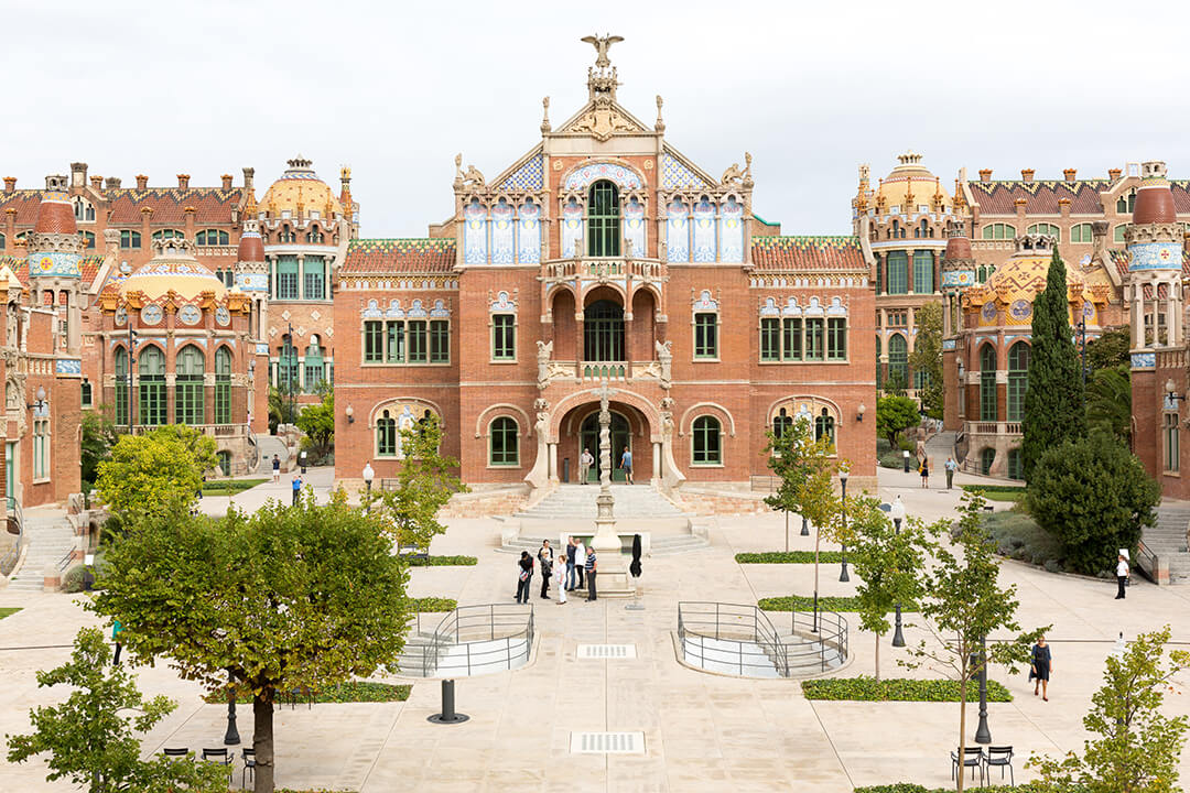 hospital de la santa creu i sant pau ruta del modernisme de barcelona 1 min