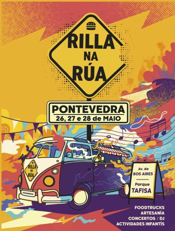 «Rilla na Rúa», festival de food trucks en Pontevedra