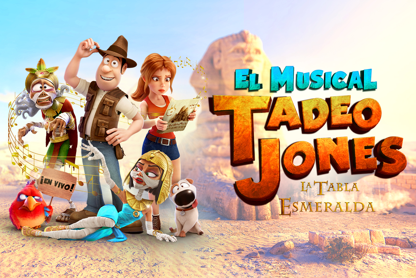 El musical de Tadeo Jones: la tabla esmeralda