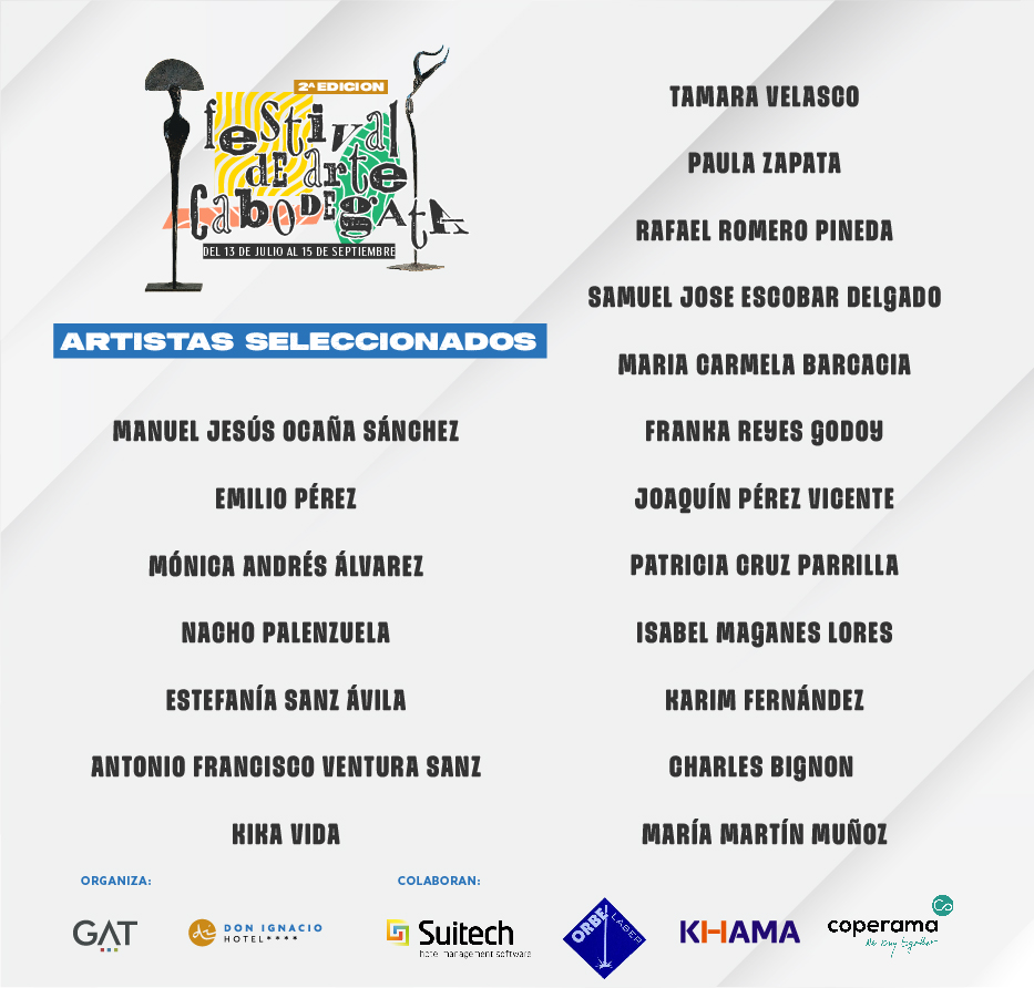 Festival Artistico Cabo de Gata artistas