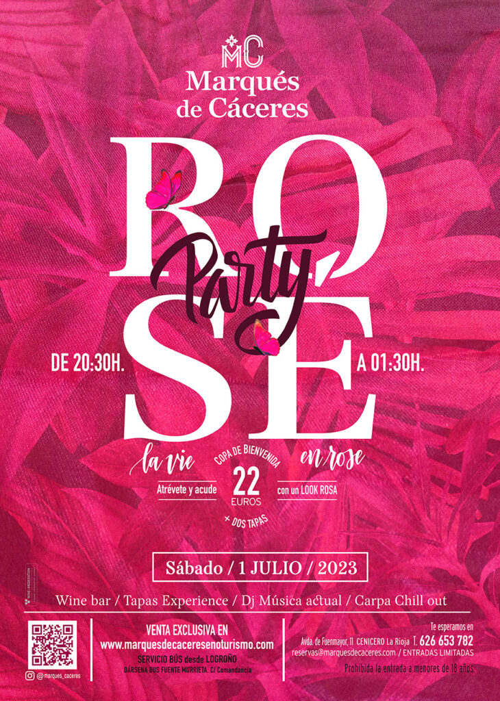 Rosé Party en Marqués de Cáceres