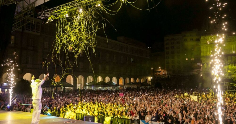 Los 40 Summer Live, festival en A Coruña como parte de la programación de las fiestas