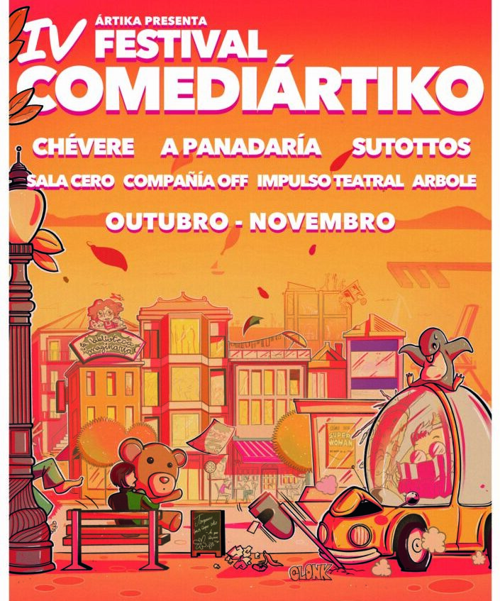 Nueva edición del Festival Comediártiko en la Sala Ártika de Vigo