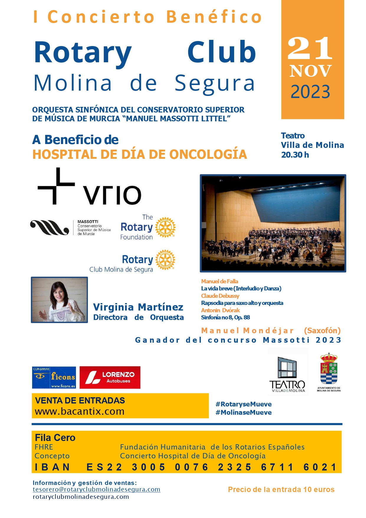 Gala Solidaria Rotary Molina en el Teatro Villa de Molina