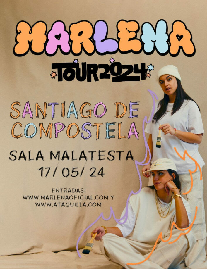 Concierto del dúo Marlena en Santiago de Compostela