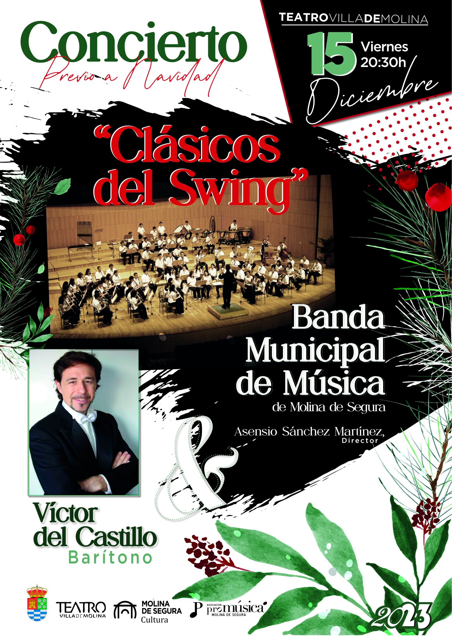 Concierto previo a la Navidad en el Teatro Villa de Molina