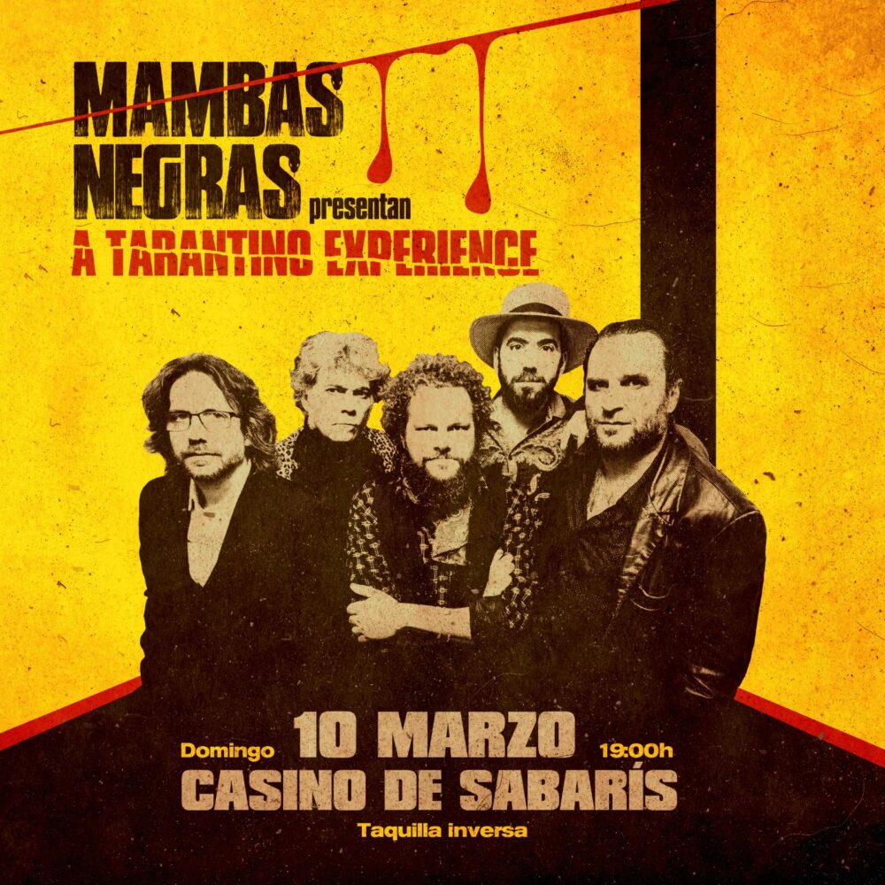 Concierto de la banda Mambas Negras en el Casino de Sabarís