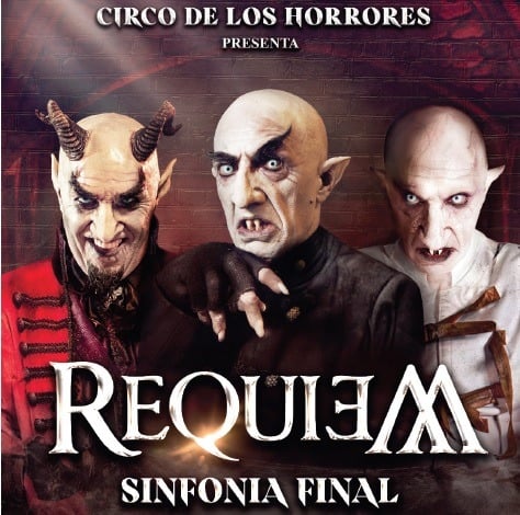 El Circo de los Horrores presenta ‘Réquiem, Sinfonía Final’ en Murcia