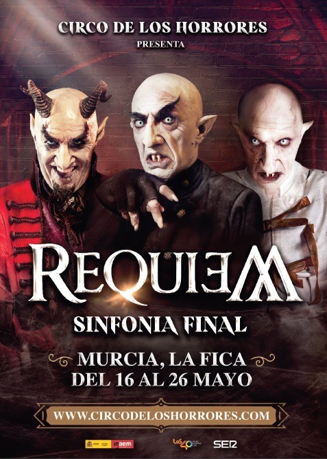 El Circo de los Horrores Requien Sinfonia Final en Murcia
