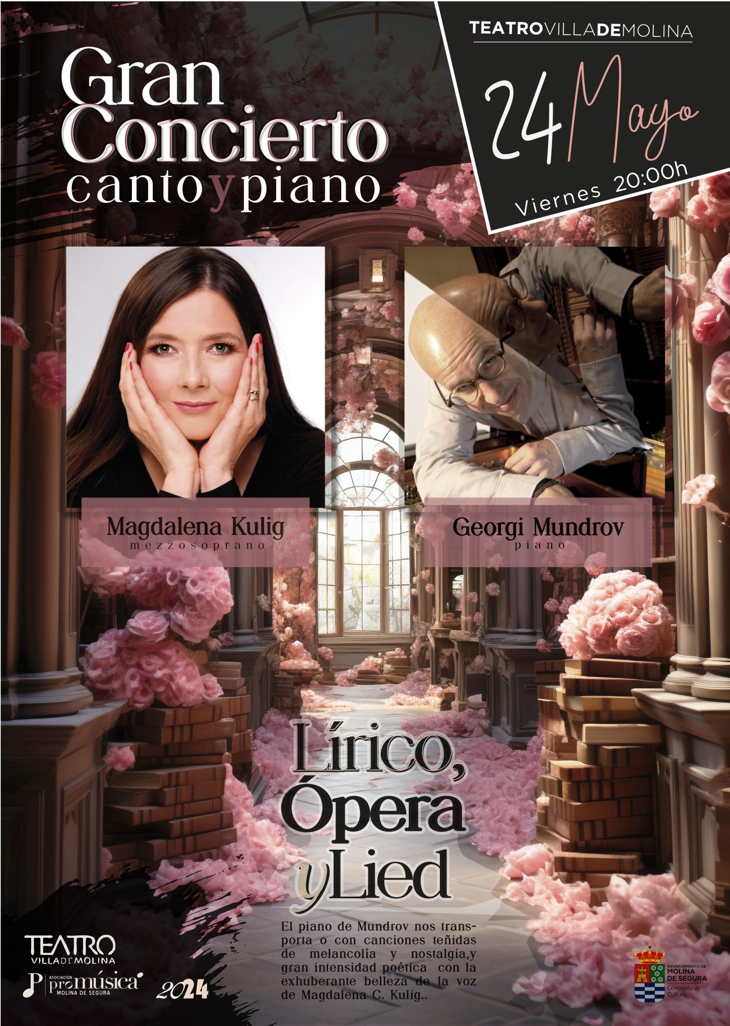 Gran concierto lírico, ópera y lied en el Teatro Villa de Molina